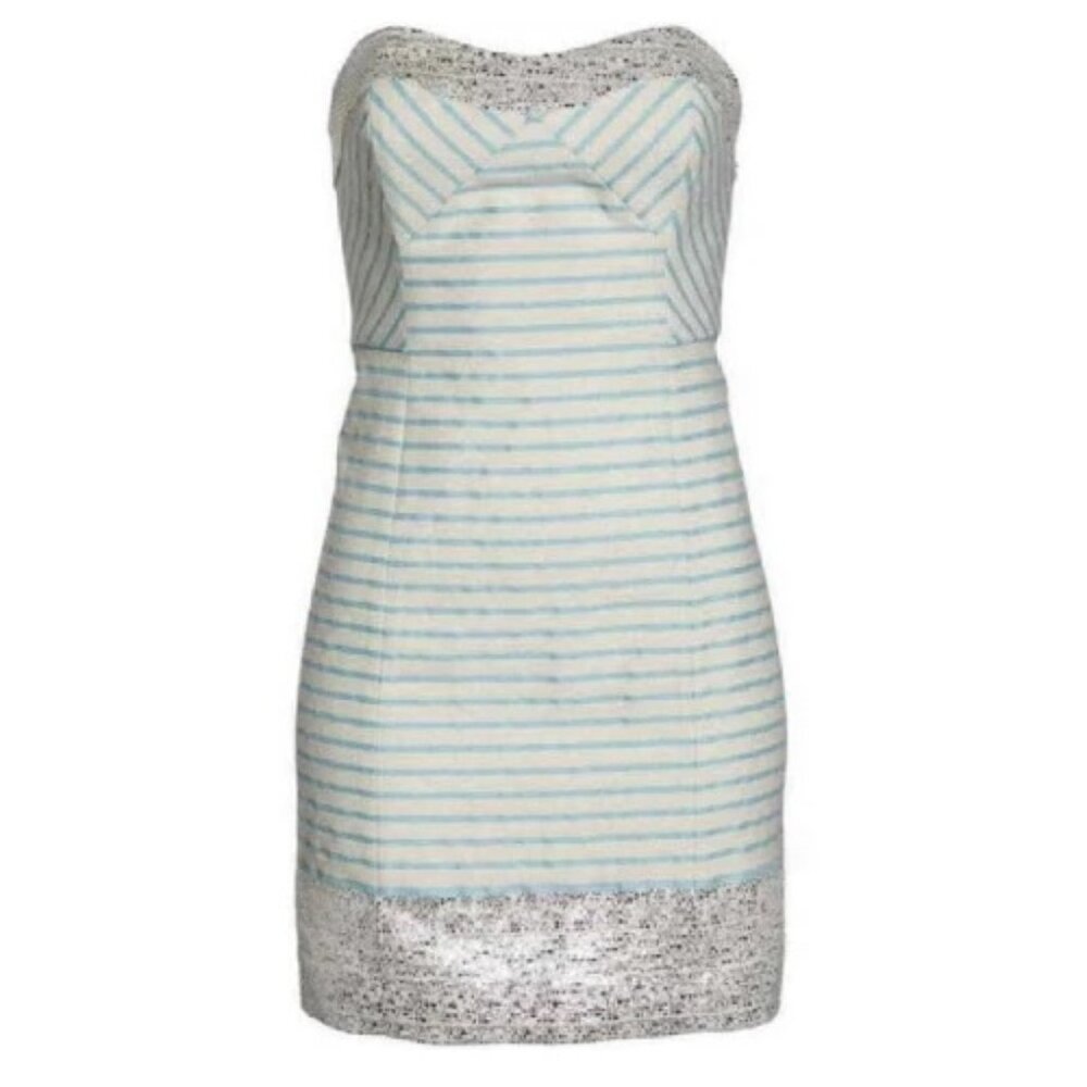 Lilly Pullitzer Remi Metallic Stripe Mini Dress (00) - Picture 4 of 11